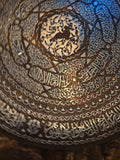 Antike syrische Dallah (Kaffeekanne) aus Messing – ca. 120 Jahre alt
